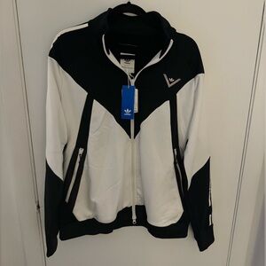 Adidas White Mountaineering Track Zip Jacket Black/White Size Medium Rare